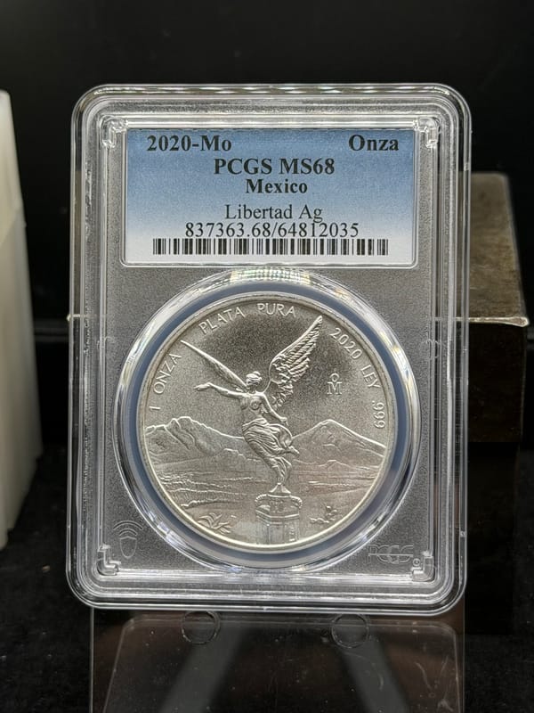 2020 Libertad 1oz BU ~ PCGS Graded MS68 - Image 1