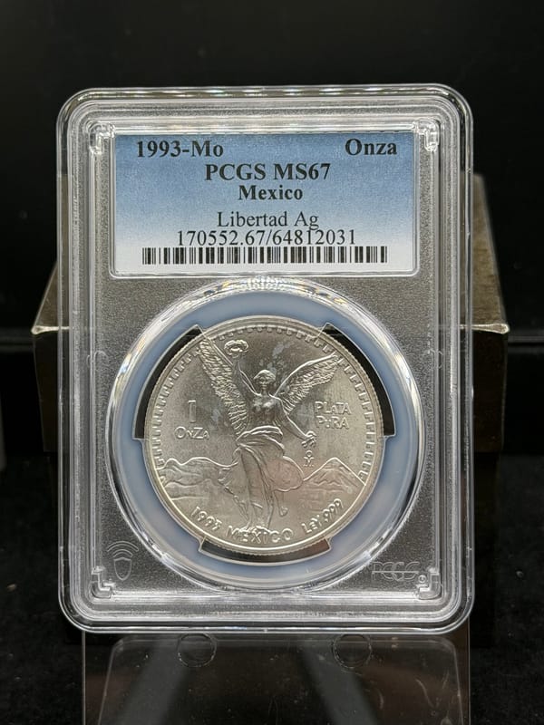 1993 Libertad 1oz PCGS MS67 - Image 1