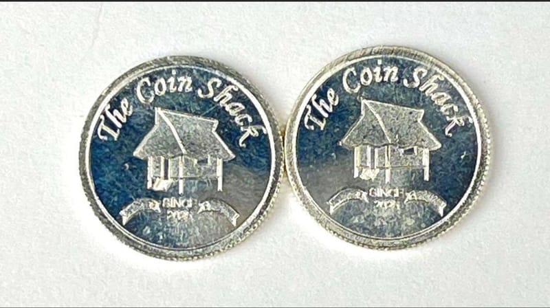 2 x 1g The Coin Shack Silver 999 - Image 1