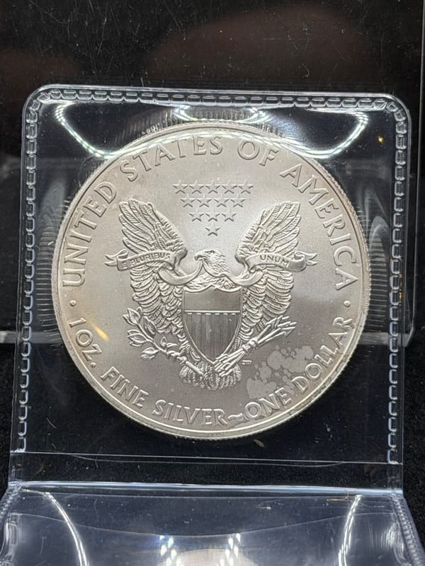 2008 American Silver Eagle 1oz in flip - Image 2