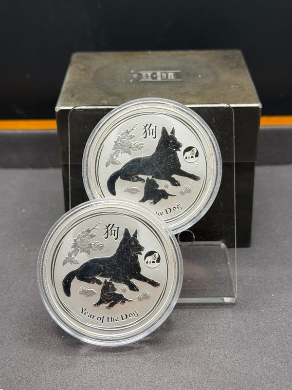 2018 Australia Year of the Dog 1oz ~ Lion Privy - Image 3