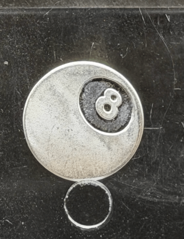 3 x Silver 1 Gram: 8 Ball Pool Round - Image 1