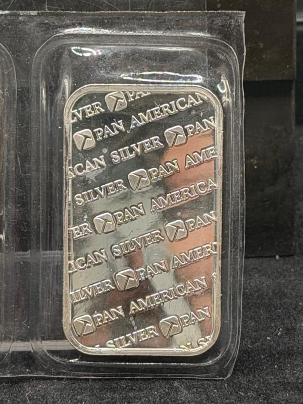 NEAR SPOT Silver 2oz Pan American Bars - Image 3