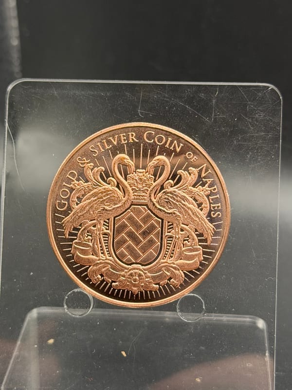 2 x Alligator Dont Mess With Me Copper 1 oz Round - Image 2
