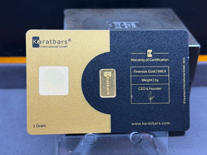 1g Gold Karatbar ~ As Pictured - Image 2