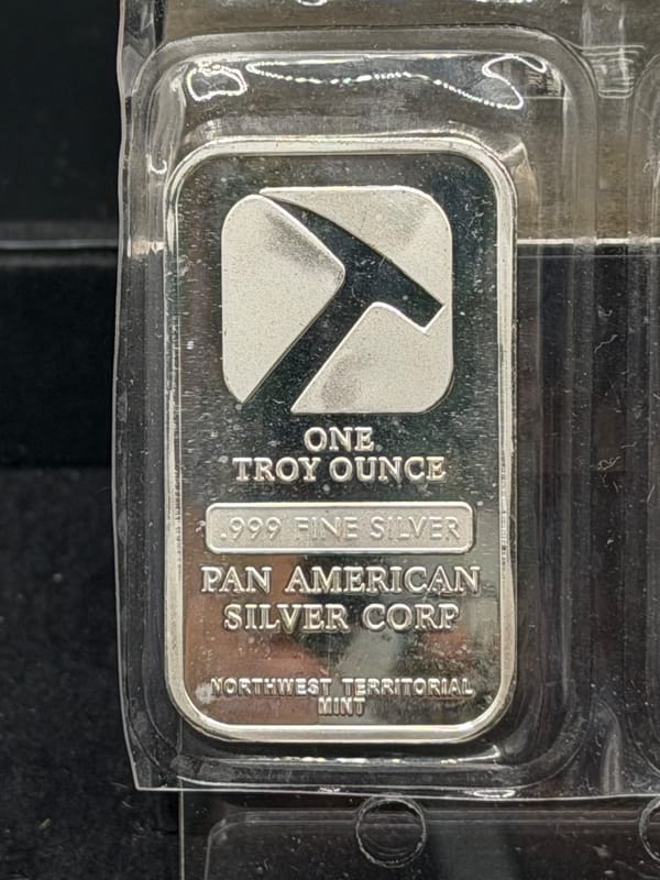 NEAR SPOT Silver 2oz Pan American Bars - Image 2