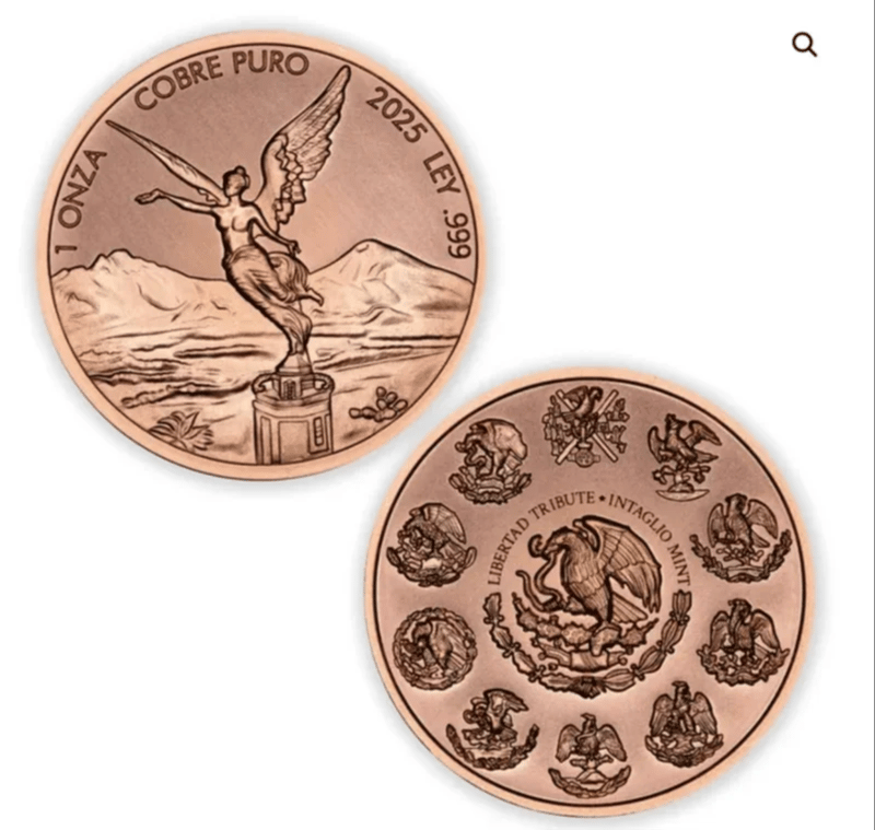 2025 Libertad Tribute 1oz Copper by Intaglio Auc - Image 1