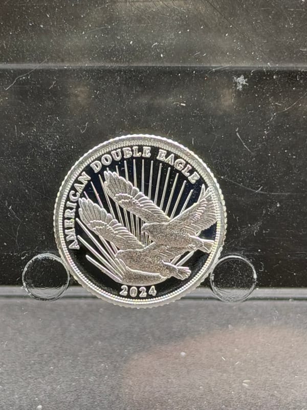 2024 Cook Island $2 Double Eagle Silver 1/4 oz - Image 1