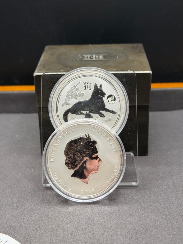 2018 Australia Year of the Dog 1oz ~ Lion Privy - Image 4