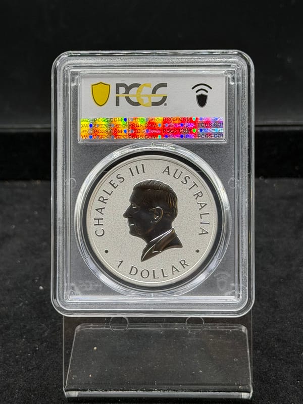 2024-P125 Australia Silver 1oz Kookaburra ~ MS70 - Image 2