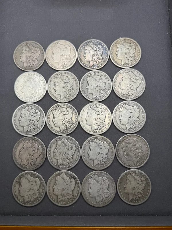 Random Draw from Roll of Morgan Silver Dollars -  - Image 1