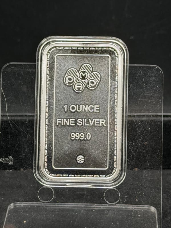 PAMP Silver Bar Lady Of Freedom 1oz .999 - Image 2