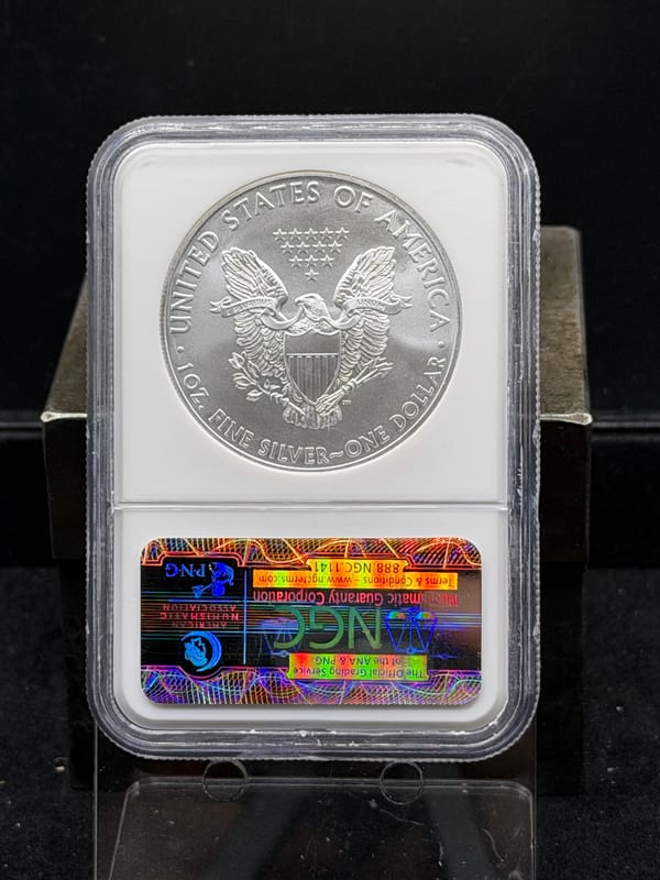 2009 American Silver Eagle ~ NGC MS69 - Image 2