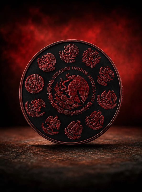 Libertad en Rojo 5 oz Copper Medal in Capsule - Image 2