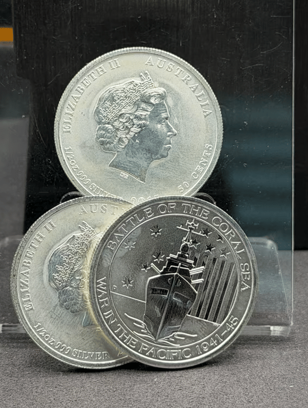 Battle of Coral Sea 1/2oz Silver Canada - Image 3