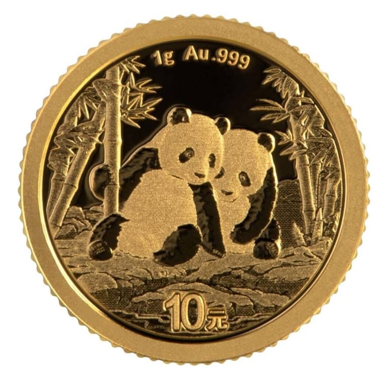 2026 China 1g Panda Gold Coin 10 Yuan - Image 1