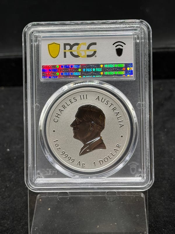 2025 Year of the Snake with Dragon Privy PCGS MS70 - Image 2