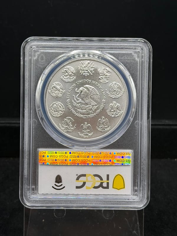 2022 1 oz Fine Silver Mexico Libertad Onza ~ MS69 - Image 2