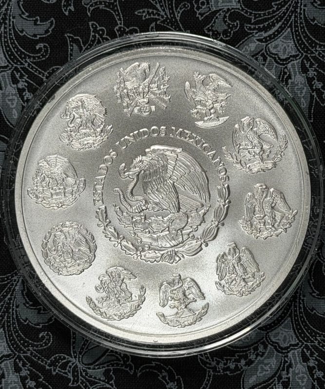 🇲🇽 2022 Mexico 5 oz Libertad Silver Coin - Image 2
