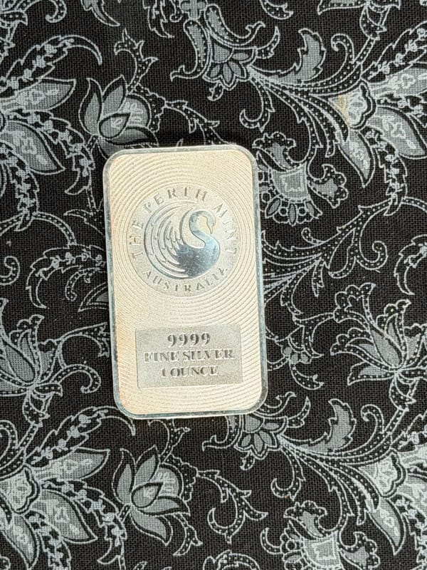 🦘 Perth Mint 1 oz .9999 Fine Silver Kangaroo Bar  - Image 1