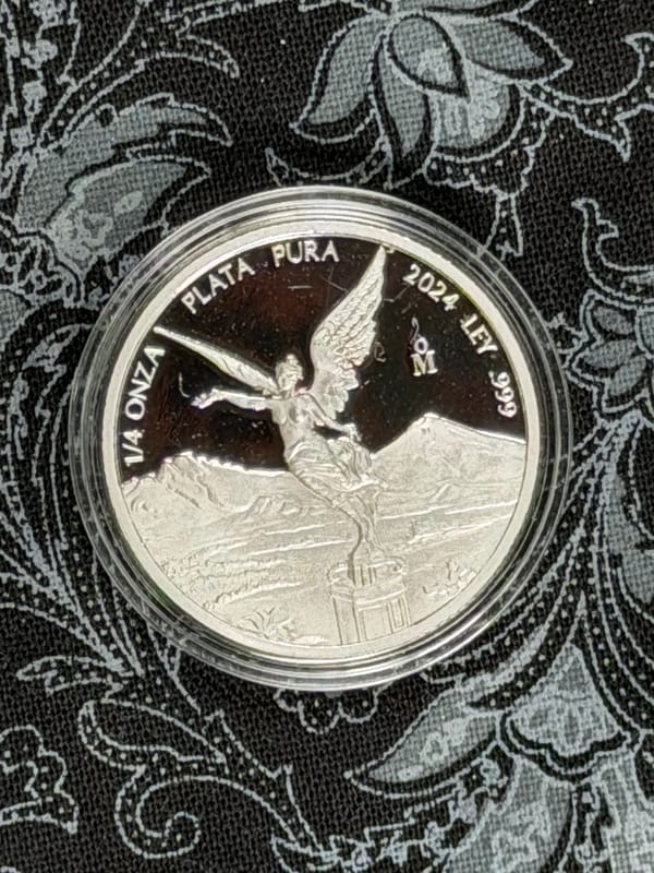 🇲🇽 2024 Mexico 1/4 oz Libertad Silver Coin 🦅 - Image 1