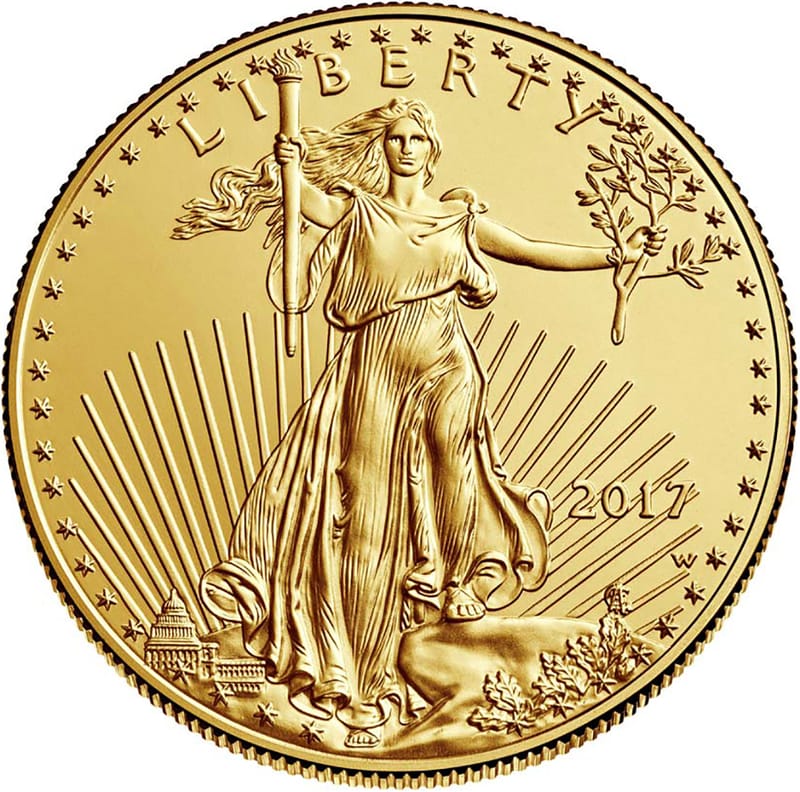 1 oz American Gold Eagle $50 ( Random Year ) BU - Image 4
