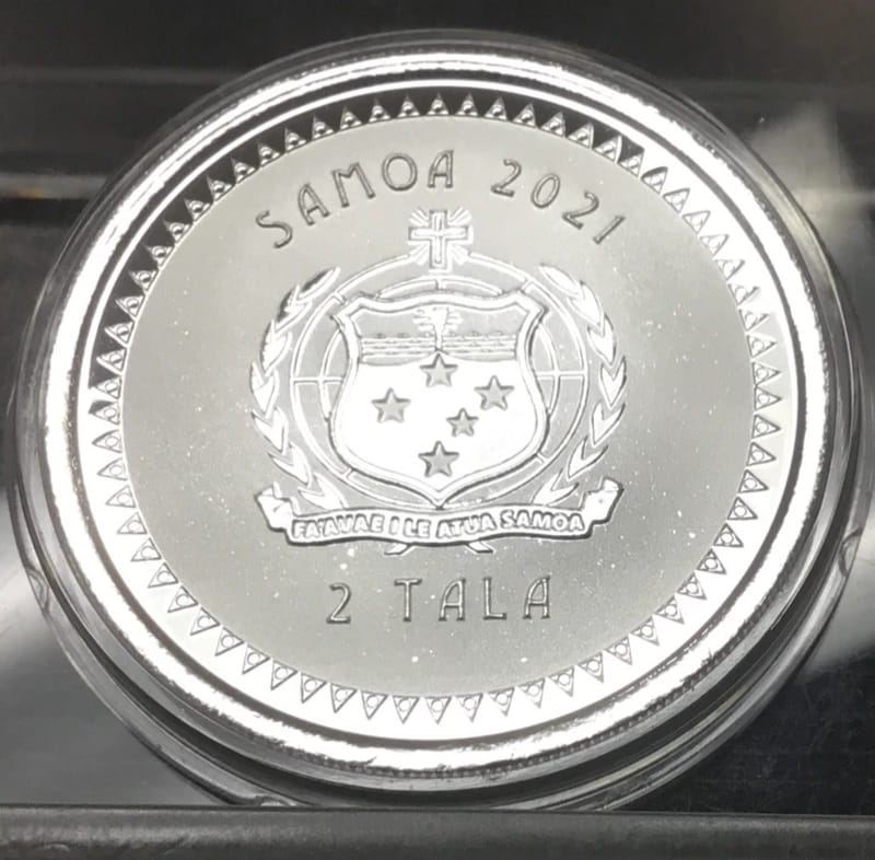 2021 Mermaid .999 Silver Coin 1 oz Scottsdale Mint - Image 4