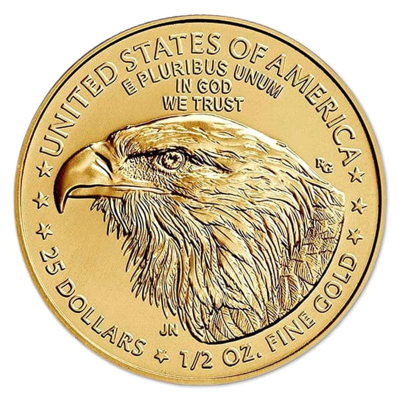 $25 American Eagle 1/2 oz Gold Bullion BU .50 - Image 6