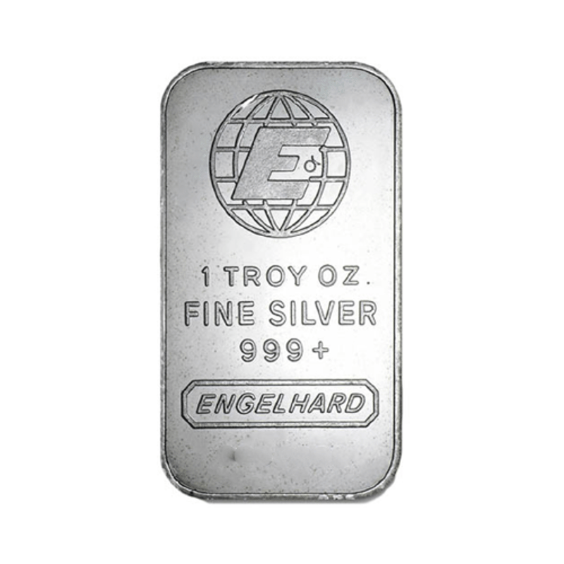 Lot of ( 9 ) 1 oz. Silver Vintage Engelhard Bars - Image 1