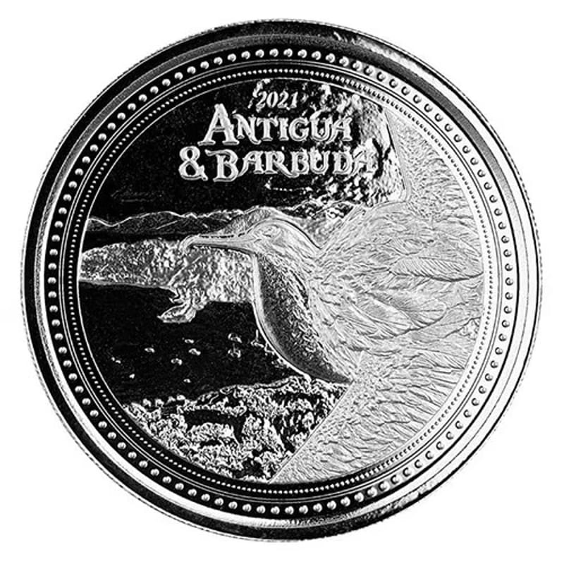 2021 Antigua & Barbuda Frigate Bird 1 oz Silver - Image 1