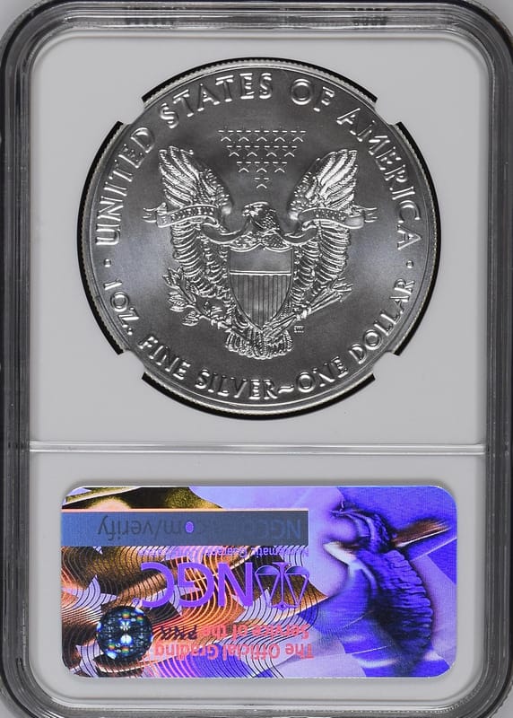 2017 American Silver Eagle $1 NGC MS70  - Image 2