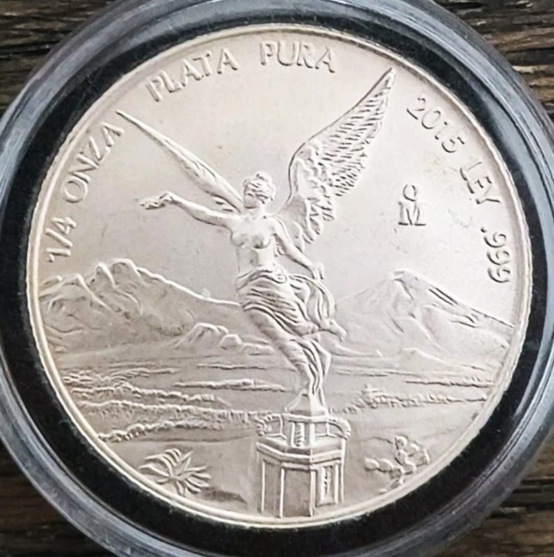 Mexico 1/4 Onza .999 Silver Libertad 2015 BU - Image 1