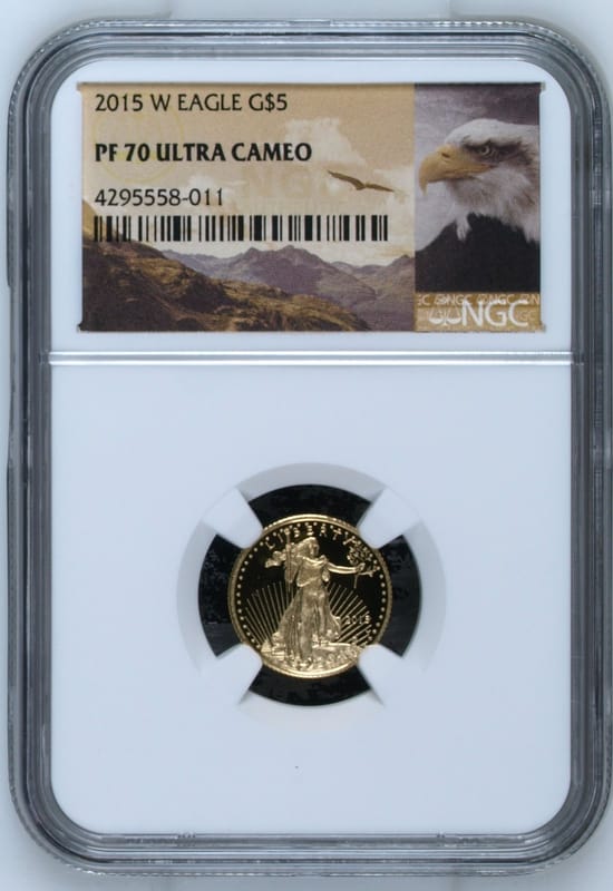 2015 W Gold Eagle First Releases G$5 NGC PF70 UC - Image 1