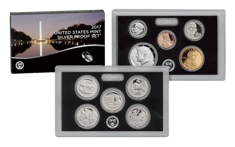 2017 US Silver Mint Proof Set Complete w- Box/COA - Image 1