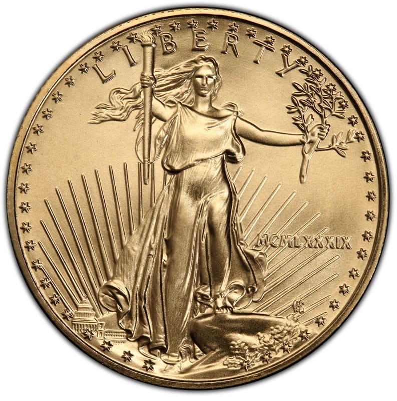 $25 American Eagle 1/2 oz Gold Bullion BU .50 - Image 4