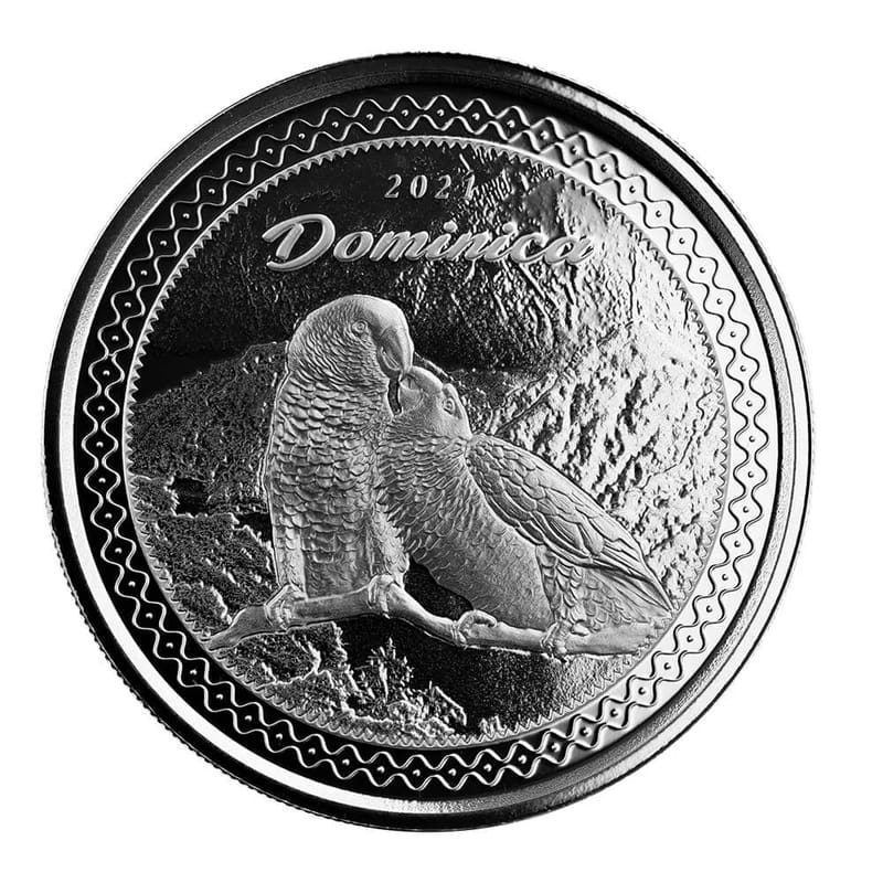 2021 Dominica .999 Silver Scottsdale Mint Coin BU - Image 1