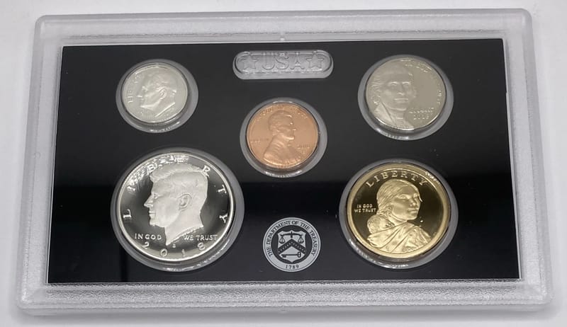 2018 US Silver Mint Proof Set Complete w- Box/COA - Image 2