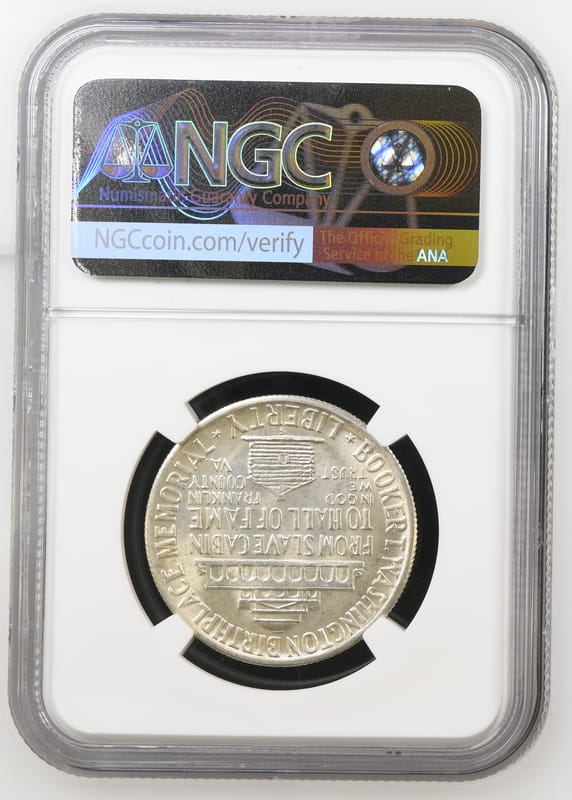 1950-S BOOKER T. WASHINGTON SILVER 50C NGC MS65 - Image 3