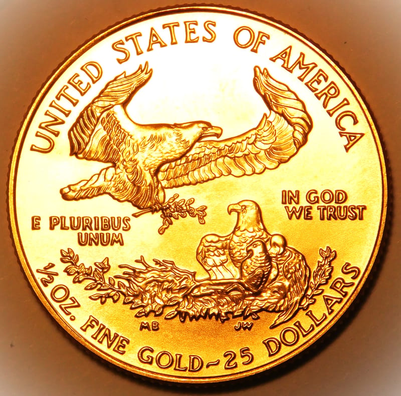 $25 American Eagle 1/2 oz Gold Bullion BU .50 - Image 3