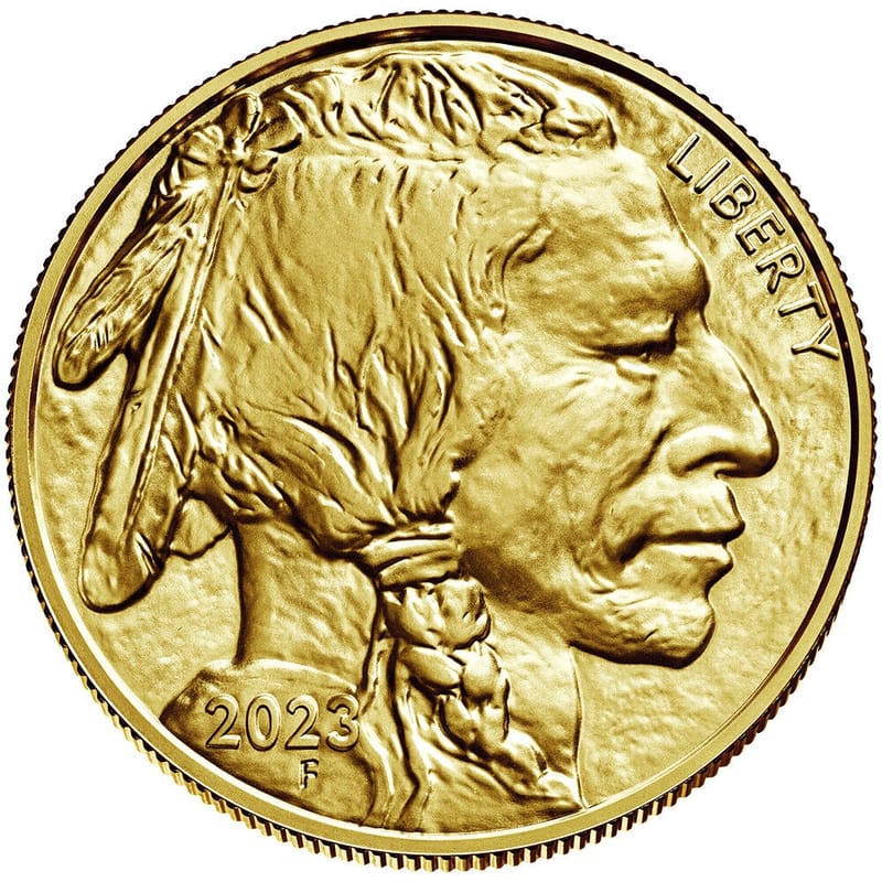 1 oz American .999 Gold Buffalo Coin Random Year - Image 2