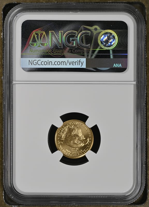 2023 Gold Eagle First Day of Issue G$5 NGC MS70 - Image 3