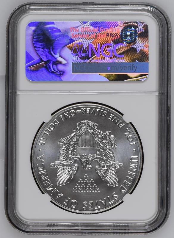 2017 American Silver Eagle $1 NGC MS70  - Image 3