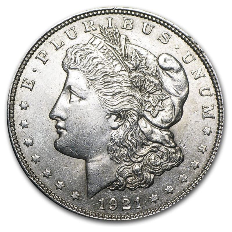 1921 Morgan 90% Silver Dollar .7734 oz. CH AU/BU  - Image 1