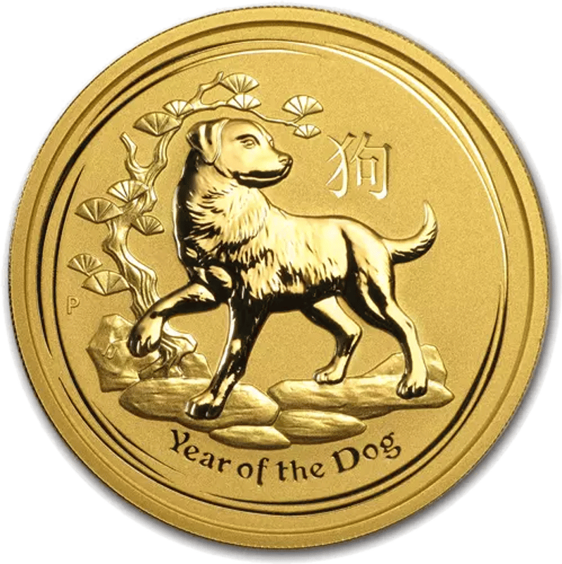 2018 1/4 Oz Australia Gold Lunar Dog (Series II) - Image 2