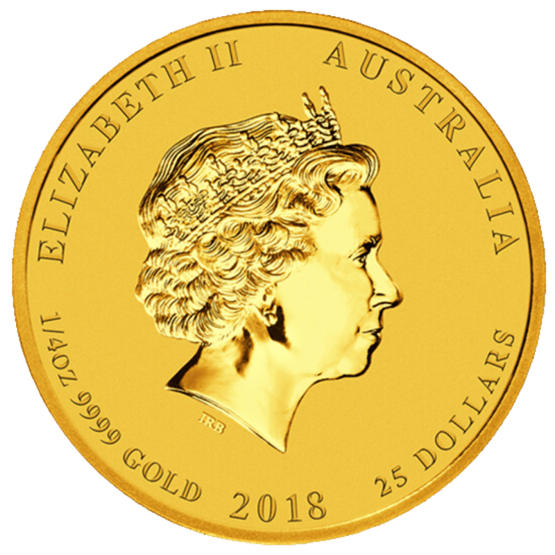 2018 1/4 Oz Australia Gold Lunar Dog (Series II) - Image 1