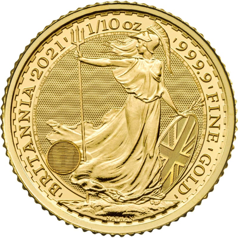 🔥1/10th oz Fractional Gold & 1 oz Silver Coin BU - Image 2