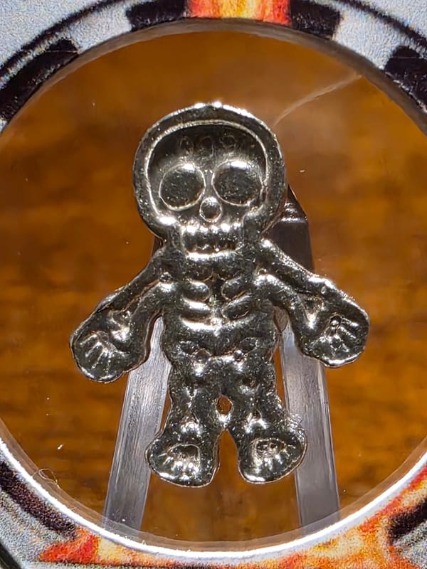 DBD Micro Pour - Skeleton - .999 Silver 1.3 grams - Image 2