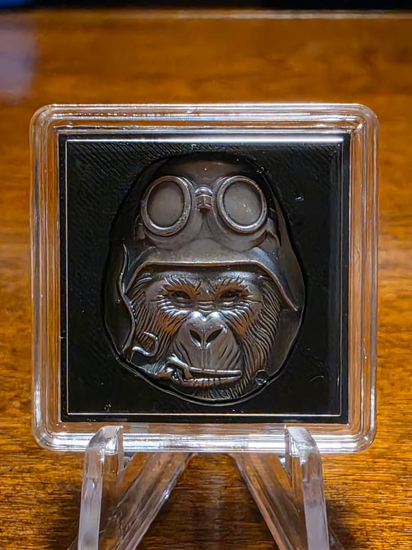 Black Hand Bullion Gorilla 5g Silver & Custom Case - Image 1
