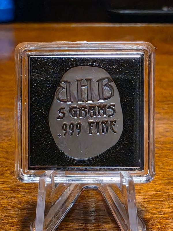 Black Hand Bullion Gorilla 5g Silver & Custom Case - Image 2