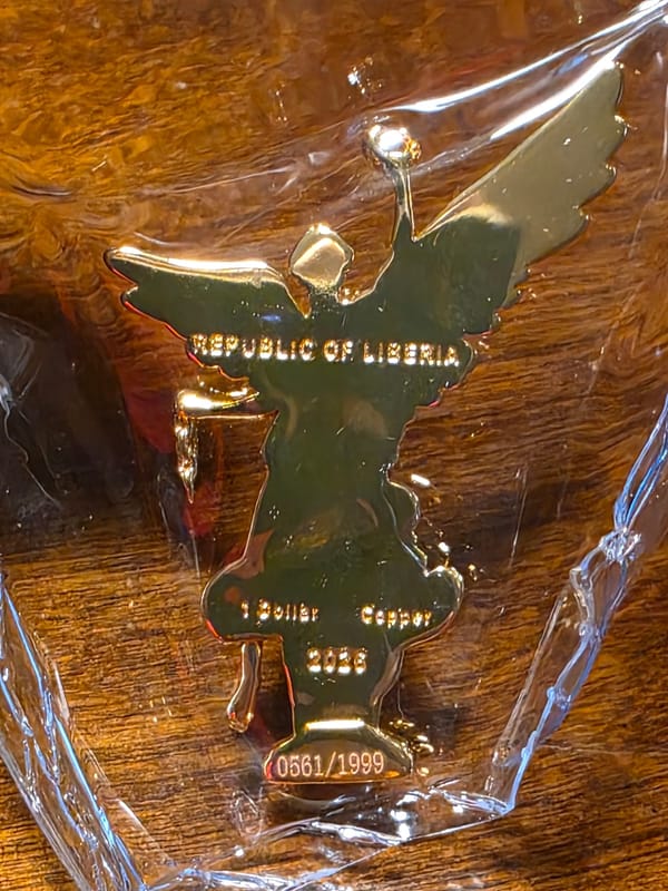  Angel of Independence 11g Gold Guilded Copper - Image 6